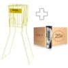 Code Black 25x 4 Ball Tube Plus Basket -Tennis Zone Shop 0005400000 000