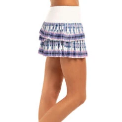 Batik Pleated Scallop Skirt Women -Tennis Zone Shop 01234000 12