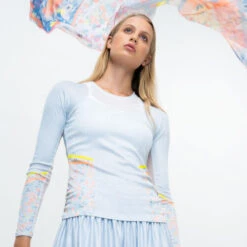 Chambray Blossom Long Sleeve Women -Tennis Zone Shop 01353000 16