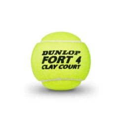 Dunlop Fort Clay Court 4 Ball Tube -Tennis Zone Shop 0162300000 10