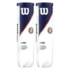 Wilson Roland Garros All Court 2x 4 Ball Tube -Tennis Zone Shop 0162600000 000