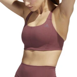 ADIDAS Velcro Studio Mid Stripes Sports Bras Women -Tennis Zone Shop 17099000 16