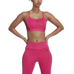 ADIDAS Aeroreact Low-Support 3 Stripes Sports Bras Women -Tennis Zone Shop 17402000 15
