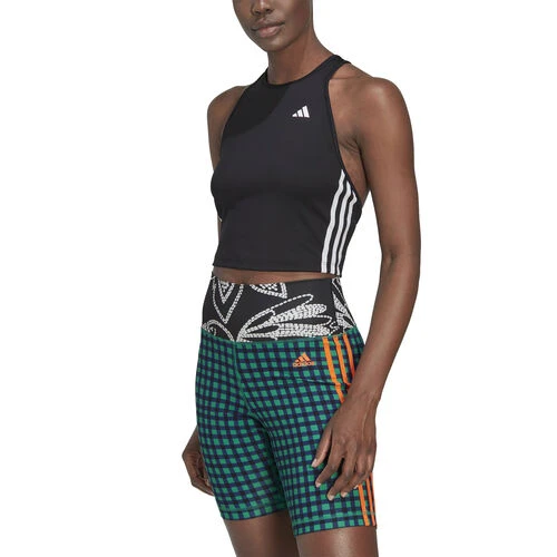 ADIDAS AEROREADY Made For Training 3-Stripes Crop Tank Top Women 3 ADIDAS AEROREADY Made For Training 3-Stripes Crop Tank Top Women - Image 2