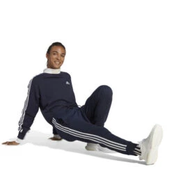 ADIDAS Essentials French Terry Tapered Cuff 3-Stripes Training Pants Men -Tennis Zone Shop 17902000 15