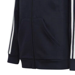 ADIDAS 3-Stripes Fleece Full-Zip Hoodie Boys -Tennis Zone Shop 18065000 10
