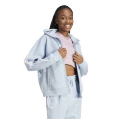 ADIDAS Linear French Terry Zip Hoodie Women -Tennis Zone Shop 18380000 13