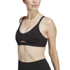 ADIDAS YO Long Studio Low-Support Sports Bras Women -Tennis Zone Shop 18507000 17