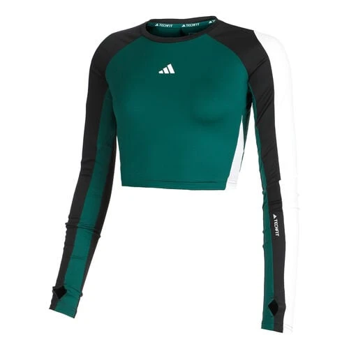 ADIDAS Tech-Fit Color Block Long Sleeve Women 3 ADIDAS Tech-Fit Color Block Long Sleeve Women