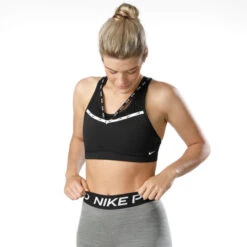 Nike Dri-Fit Swoosh Strappy Logo Sports Bras Women -Tennis Zone Shop 54013000 10