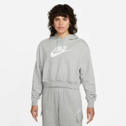Nike Sportswear Club GX Crop Hoody Women -Tennis Zone Shop 55480000 11